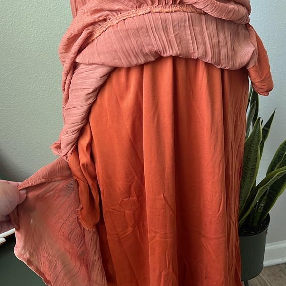NWT - Listicle Petite Friendly Camel Boho Cottagecore Fall MIDI Dress - Picture 10 of 14